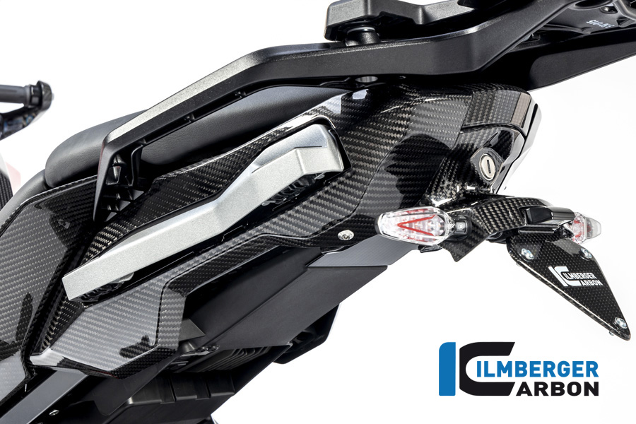 Ilmberger Carbon Rahmenheckverkleidung links, glänzend, BMW S1000XR 2020-2023