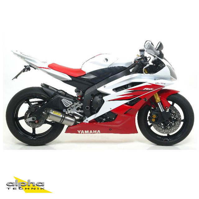 ARROW Auspuff THUNDER Titan für Yamaha YZF-R6 RJ11 / RJ15 Modelljahr 2006-2016