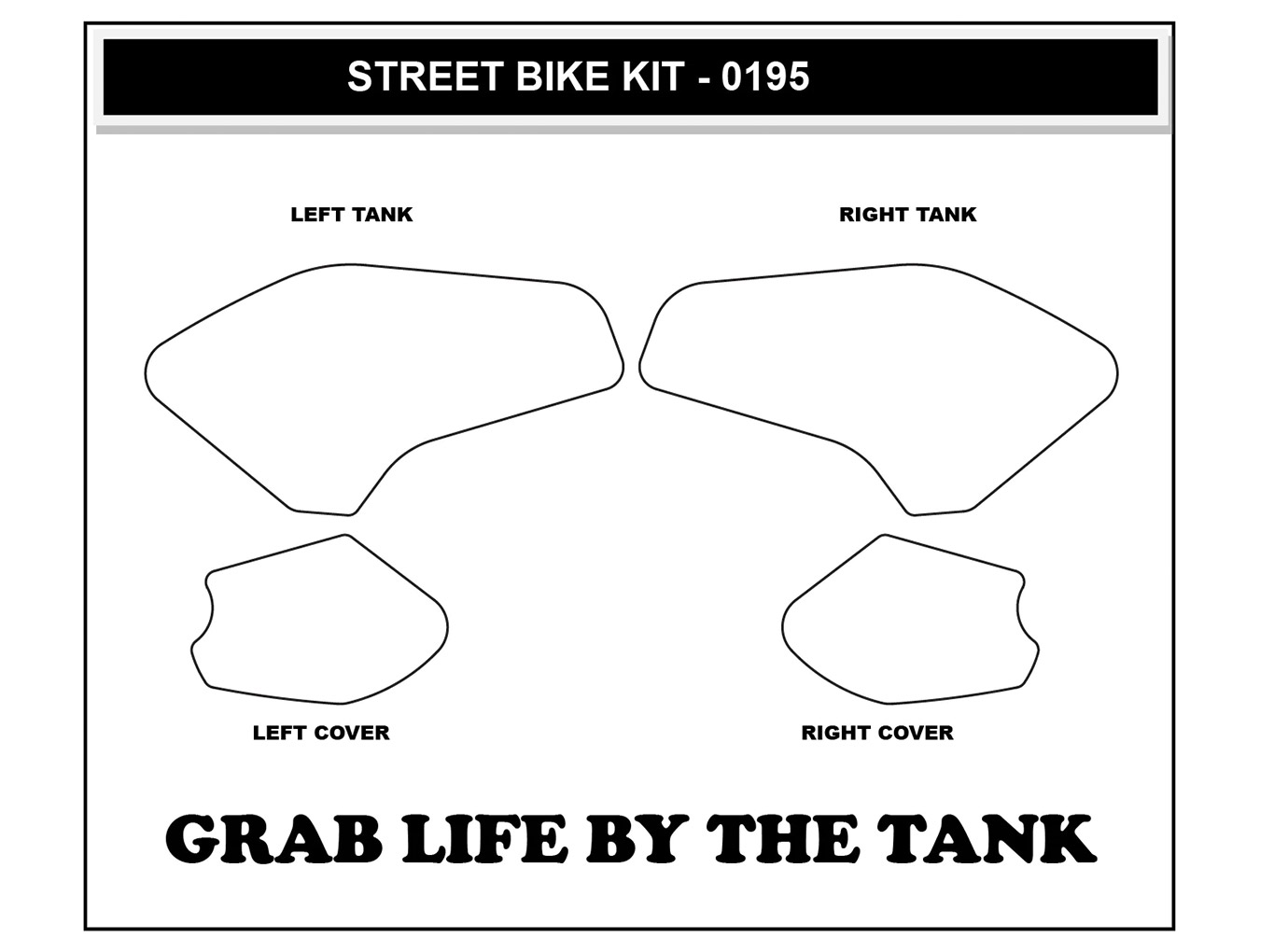 Stompgrip Tank Pad schwarz, Volcano, für Yamaha MT-07 Modelljahr 2022