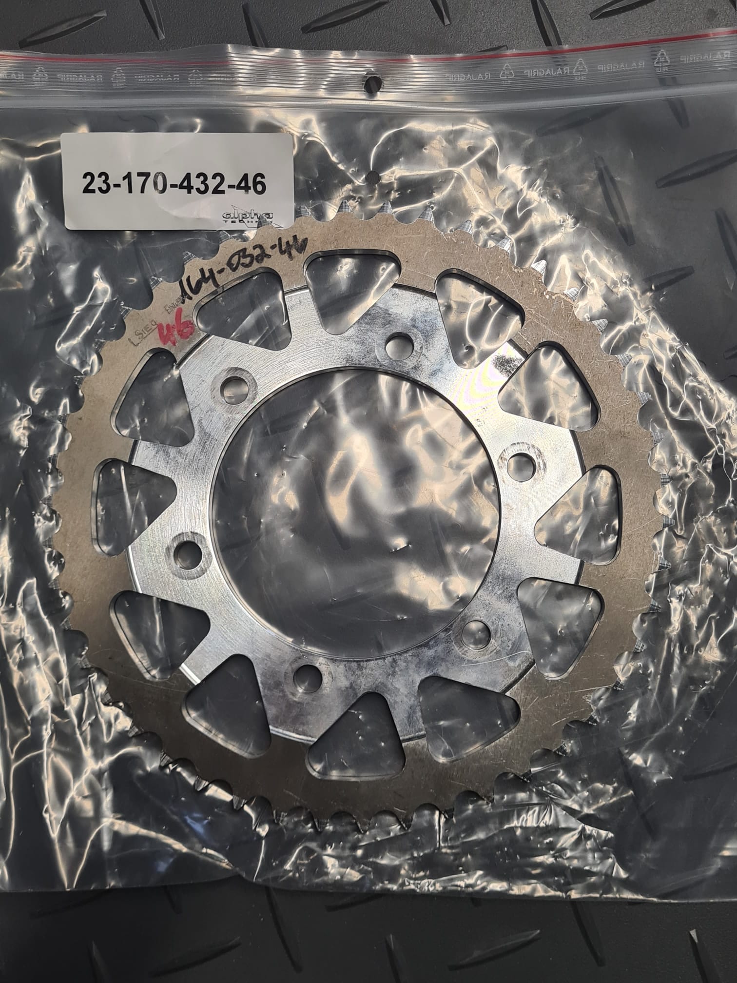 Kettenrad Aluminium, YAMAHA Z-46