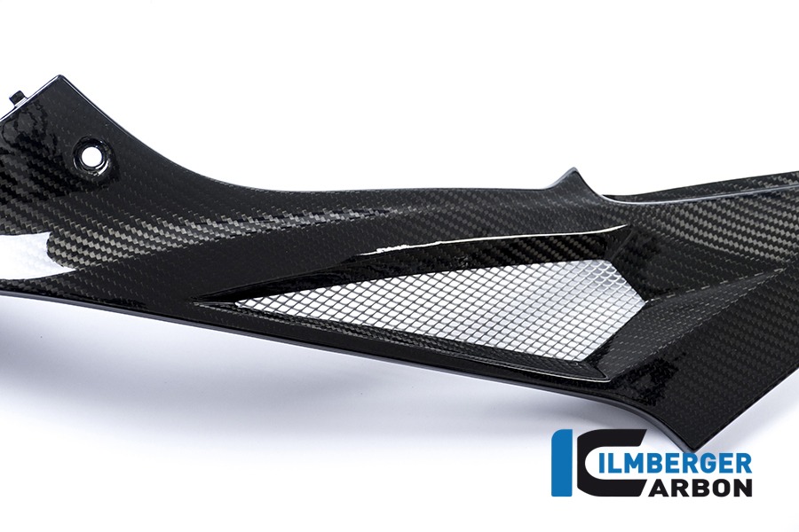 Ilmberger Carbon Seitendeckel links am Tank Racing, Carbon