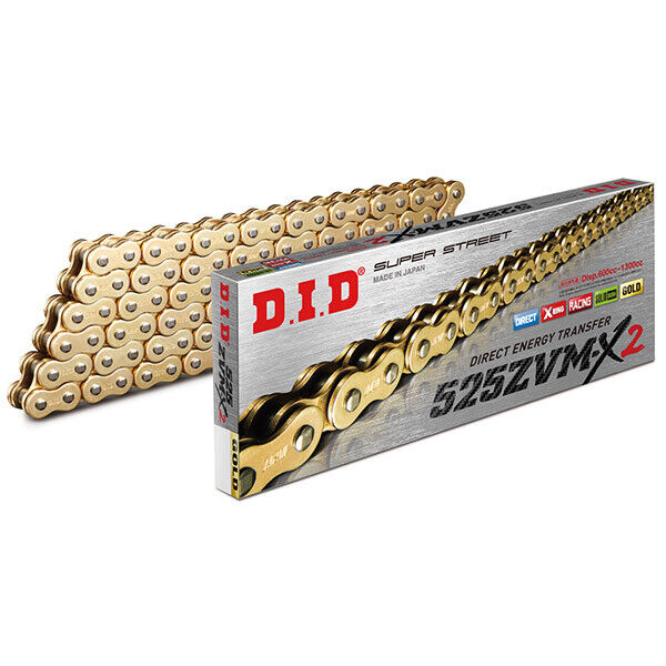 Kette DID 525 ZVM-X2 gold G&G
