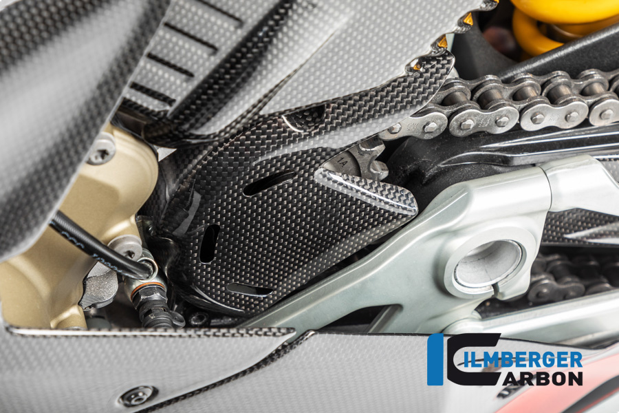 Ilmberger Carbon Ritzelabdeckung glanz Ducati Panigale V4/V4S /V4 R