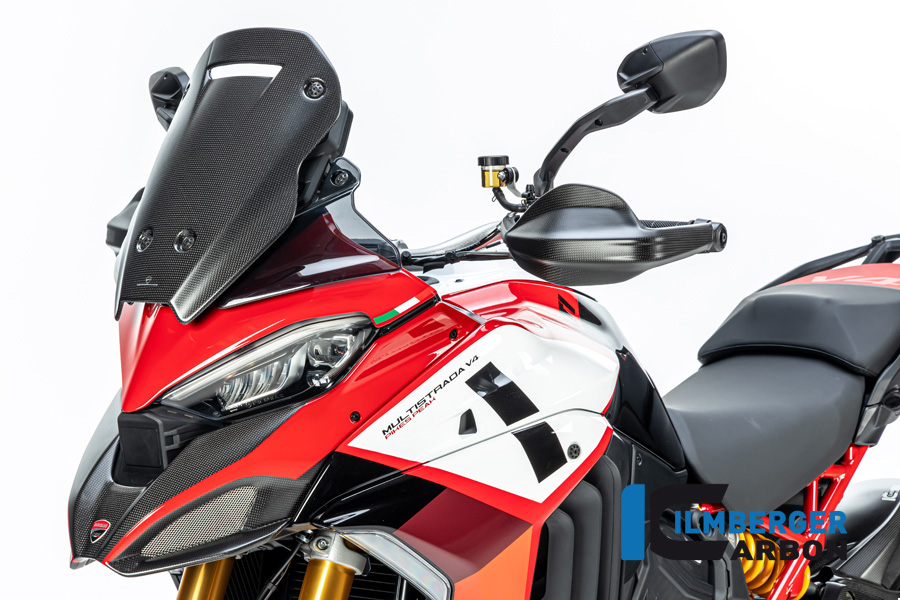 Ilmberger Carbon Handprotektor links, matt, Ducati Multistrada V4 2020-