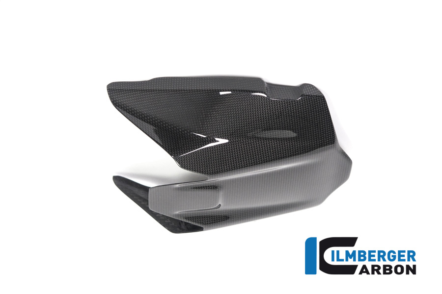 Ilmberger Carbon Untere Rahmenheckabdeckung, glänzend, Ducati Monster 1200, 1200S 2017-