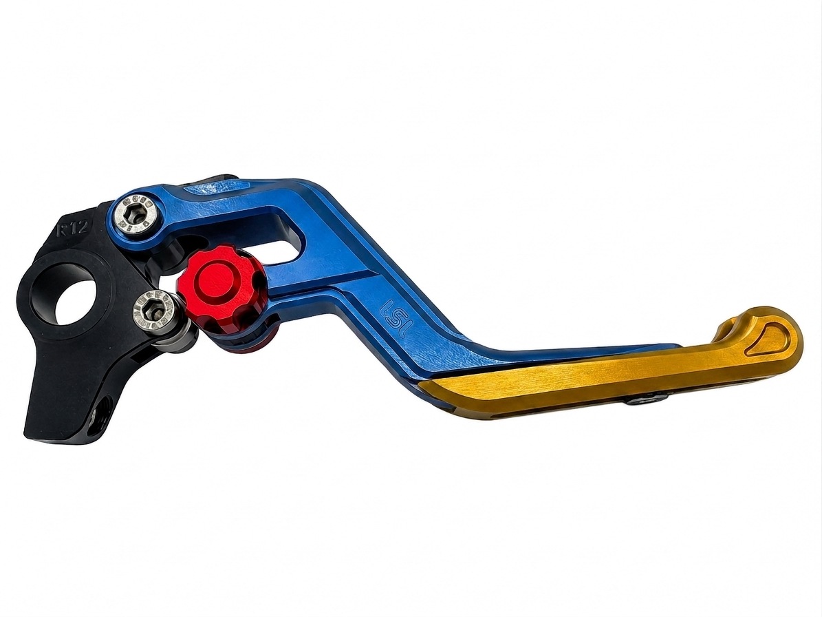 LSL ERGONIA Bremshebel R49R Blau/Rot/Gold