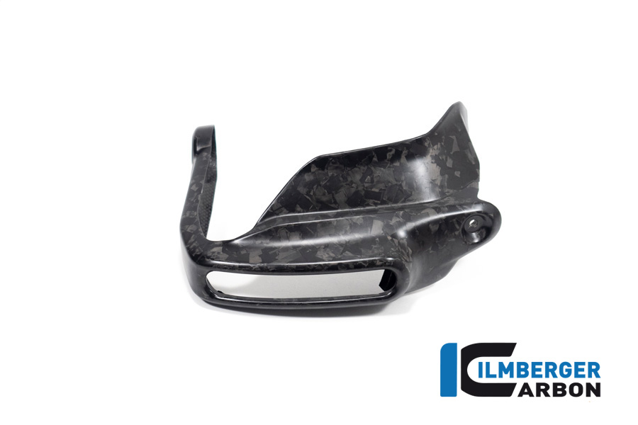 Ilmberger Carbon Handprotektor groß mit Blinkeraufnahme rechts, Black Diamond Carbon, matt, BMW R1300GS 2023-