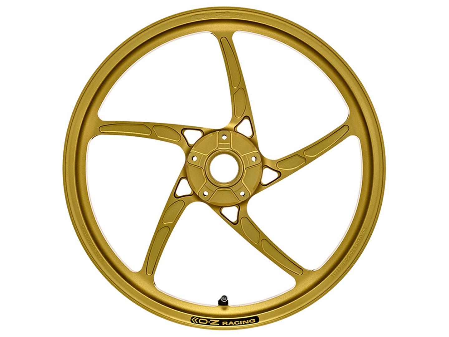 OZ Piega Aluminium vorne in goldfarben matt für Kawasaki Z1000, ZRT00A, 2003-2006