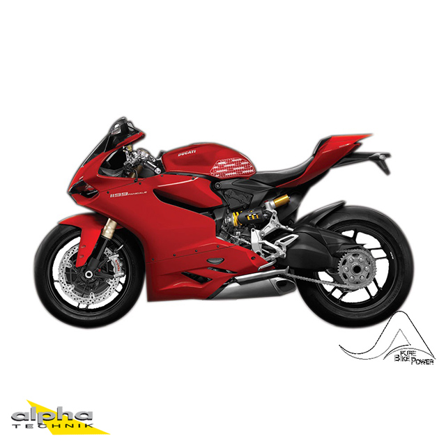 Stompgrip schwarz, Volcano, für Ducati 899/959/1199/1299 Panigale/Panigale V2