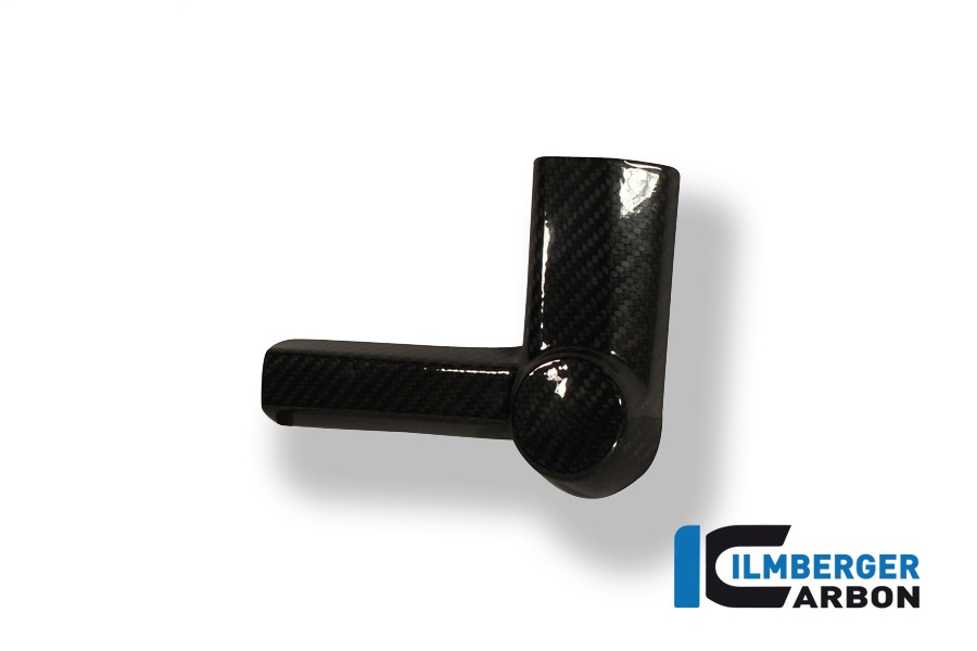 Ilmberger Carbon Sturzpad am Rahmen rechts, Carbon