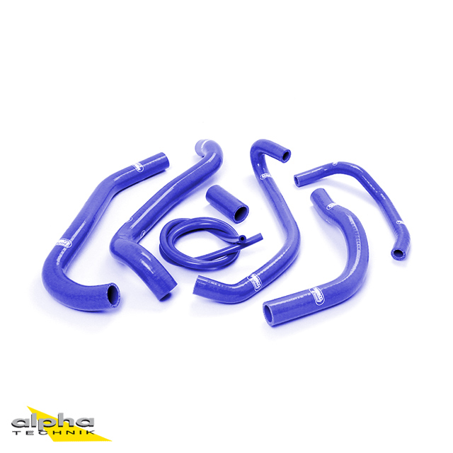 SAMCO SPORT Siliconschlauch Kit nur für HRC-Kühler blau für Honda CBR600RR Modelljahr 2007-2024