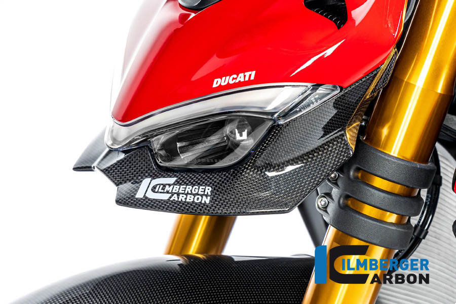 Ilmberger Carbon Verkleidungsoberteil unten glanz für Ducati Streetfighter V4 V2 2020-