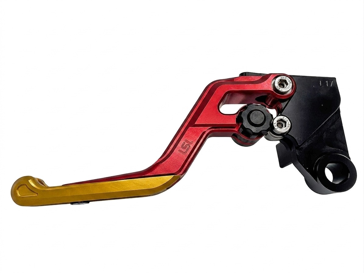 LSL ERGONIA Kupplungshebel L13 Rot/Schwarz/Gold