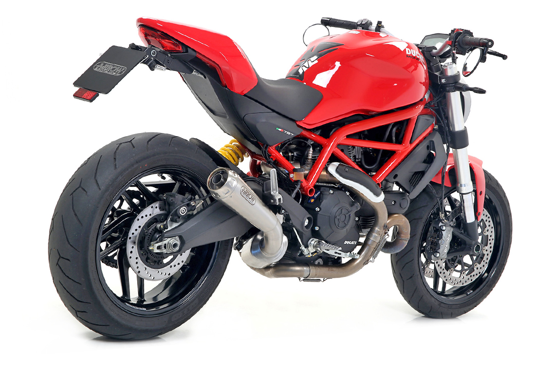 ARROW Auspuff PRO-RACE für Ducati Scrambler 800 2017-, Edelstahl