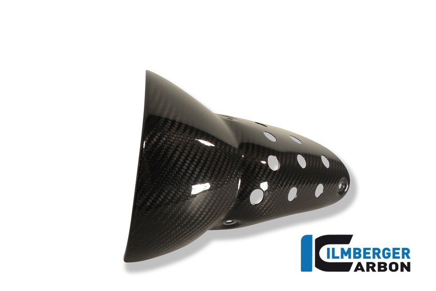 Ilmberger Carbon vorderer Auspuffhitzeschutz, Carbon