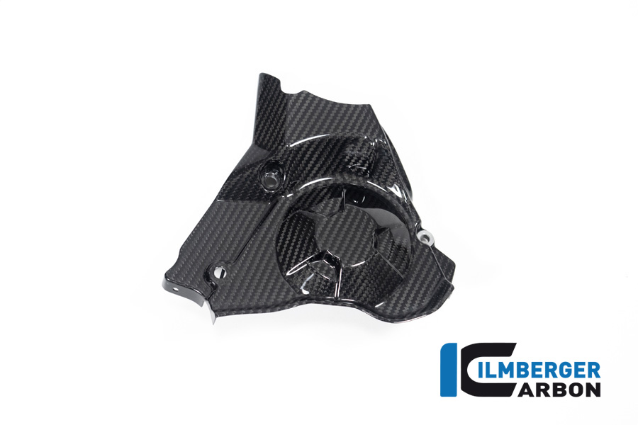 Ilmberger Carbon Ritzelabdeckung glanz für Aprilia RSV4 / Tuono V4 2021-