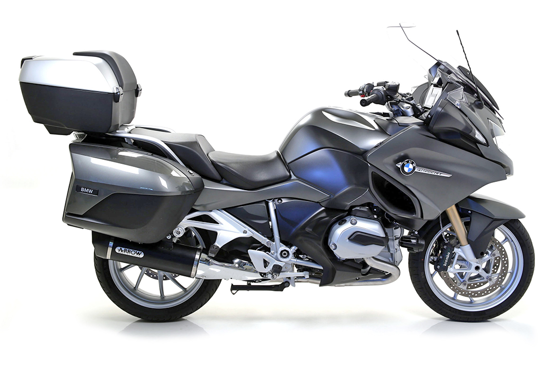 ARROW Auspuff RACE TECH für BMW R1200RT 2014-16 aus Aluminium, schwarz