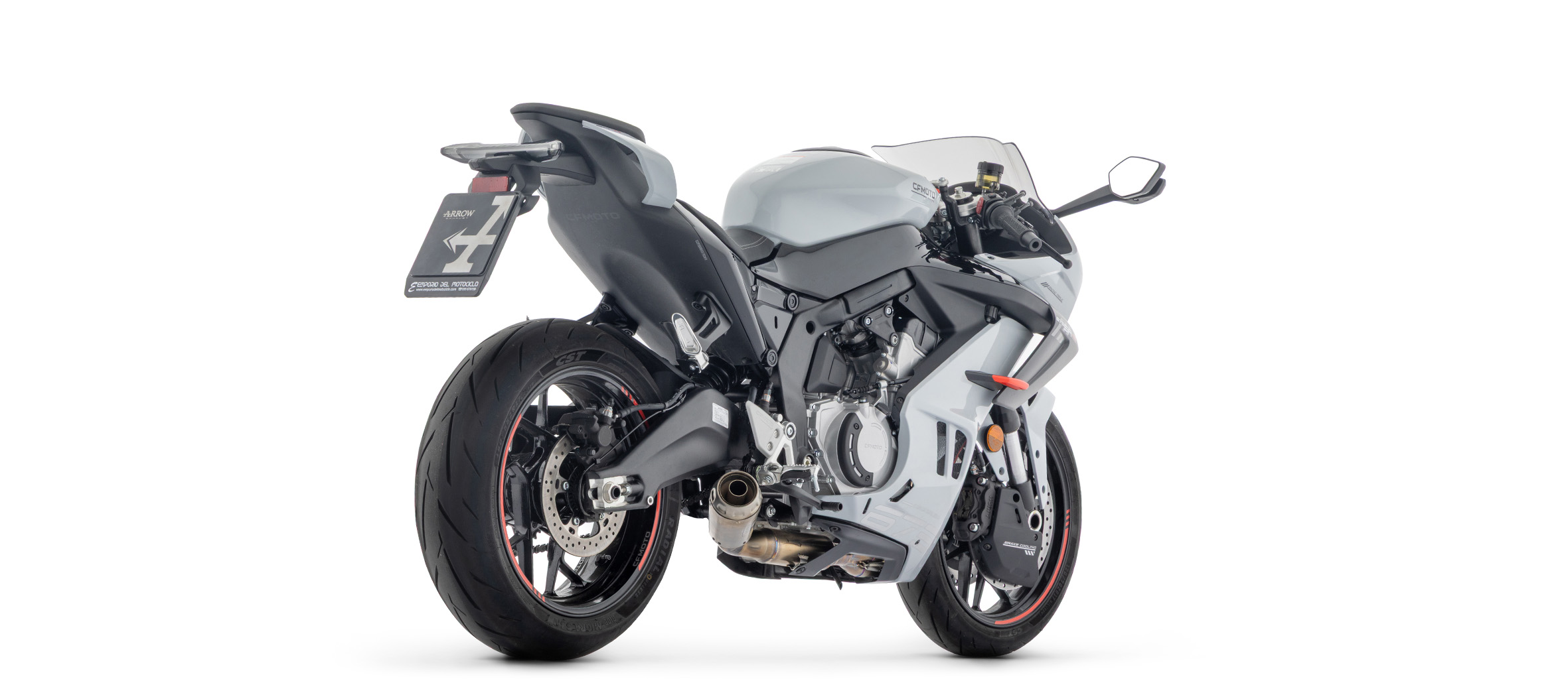 ARROW Racing-Komplettanlage PRO RACE Edelstahl für CF Moto 675 SR-R Modelljahr 2025-