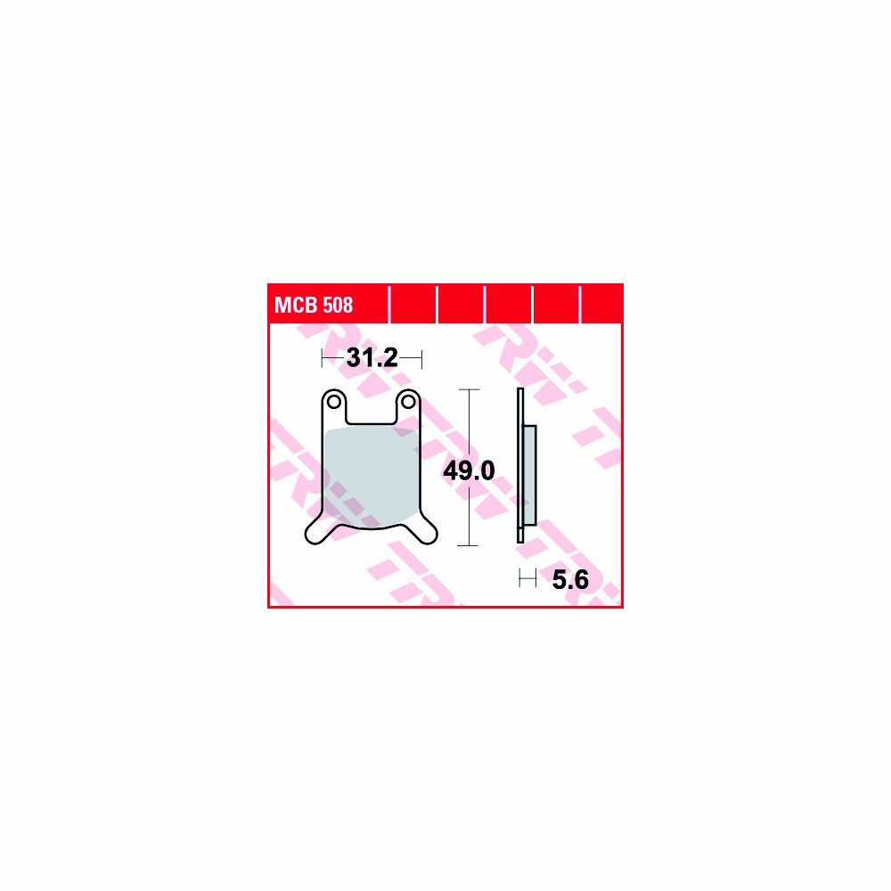 TRW Bremsbelagsatz Allround MCB508 vorne