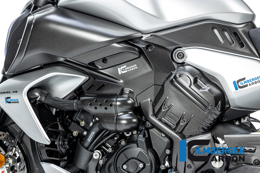 Ilmberger Carbon Zylinderkopfabdeckung links, matt, Ducati Diavel V4 , 2023-