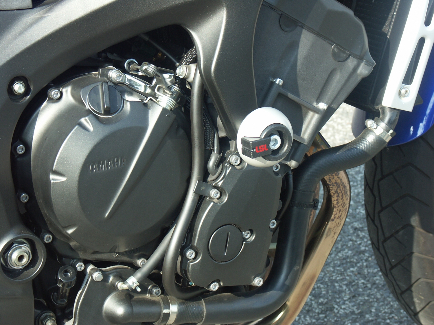 LSL Crash Pad Befestigungskit für Yamaha FZ6/Fazer,  2004-, schwarz