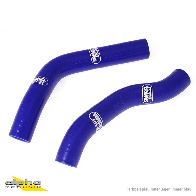 SAMCO SPORT Siliconschlauch Kit blau für Yamaha TDR250 Modelljahr 1988-1990