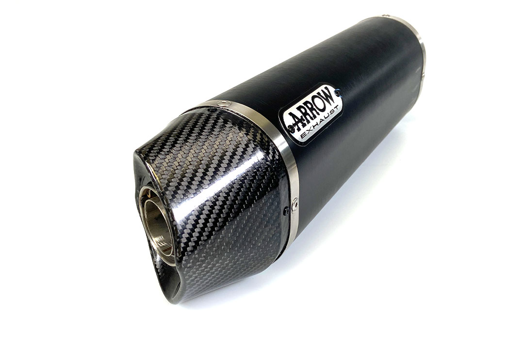 ARROW Auspuff INDY-RACE für Honda CBR1000RR 2008-2016, Alluminium schwarz (Nur mit ARROW Krümmer/Zwischenrohr)