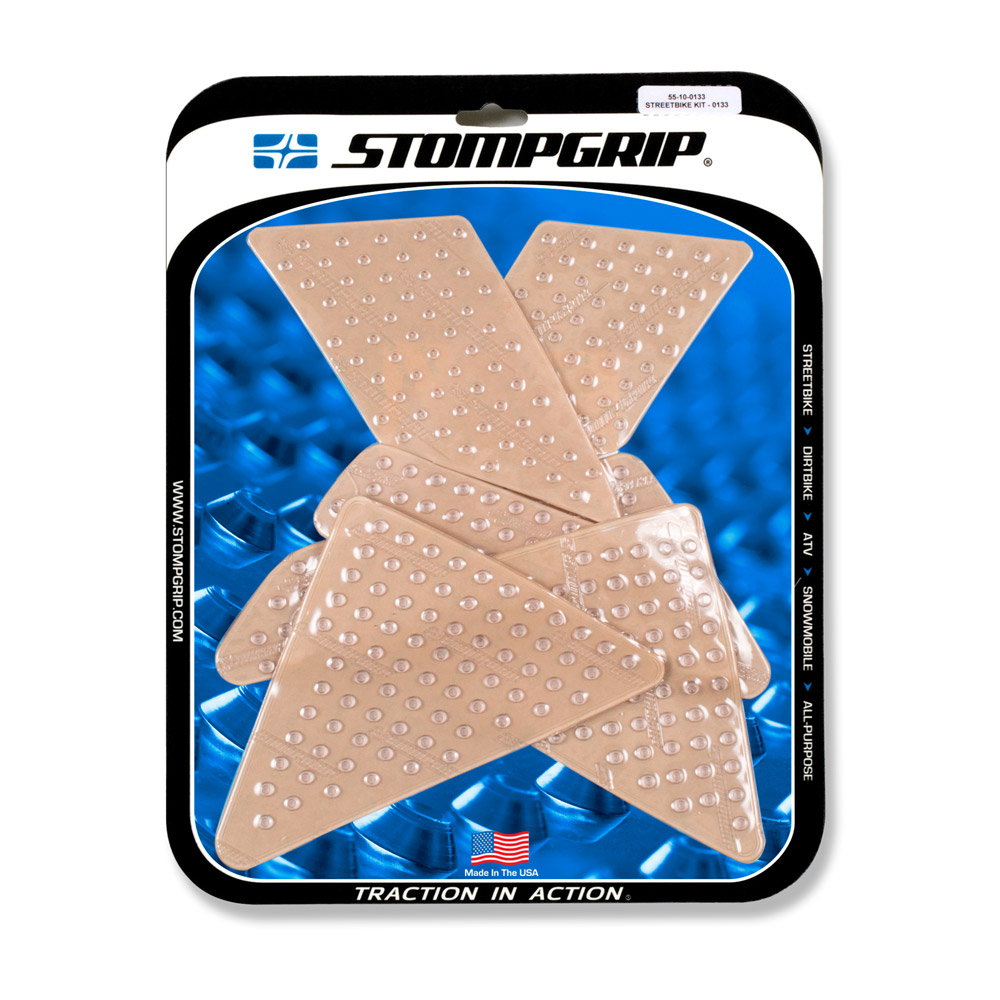 Stompgrip Traction Pads klar, für Suzuki DR200S, 2015-2020