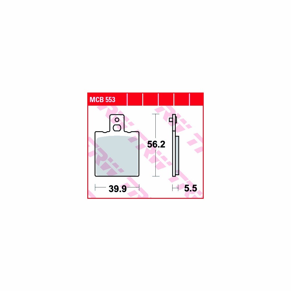TRW Bremsbelagsatz Allround MCB553