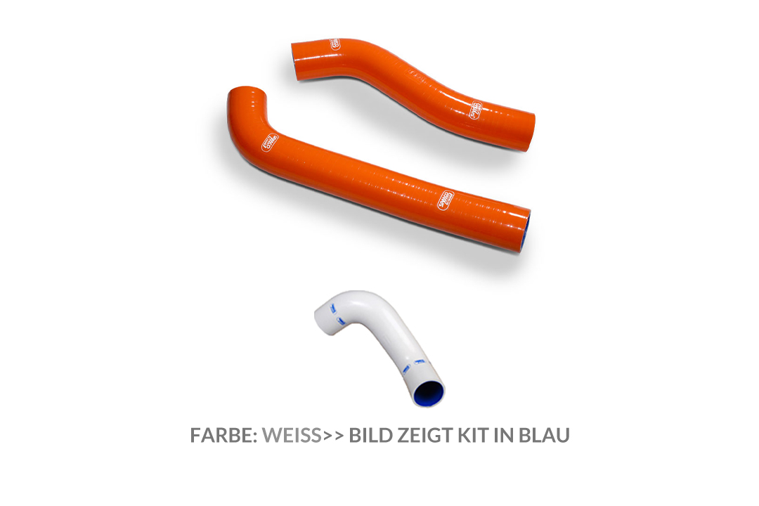 SAMCO SPORT Silikonschlauch-Kit weiß  für KTM 690 SMC R / 690 Enduro R Modelljahr 2008-2013