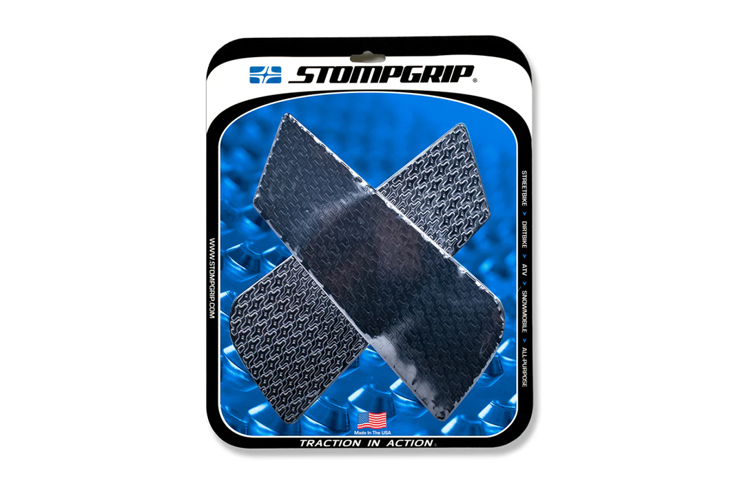Stompgrip schwarz, Icon, für Aprilia, Ducati, Honda, Husqvarna, Moto Guzzi, MV Agusta und Suzuki, siehe Verwendungsliste