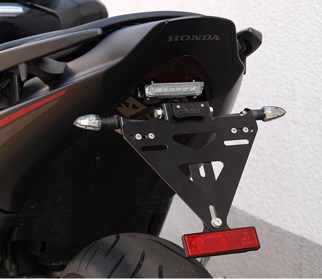 alpha Technik Kennzeichenhalter Honda NC700X,NC750X; Typ RC63,RC72; Modelljahr 2012-2014