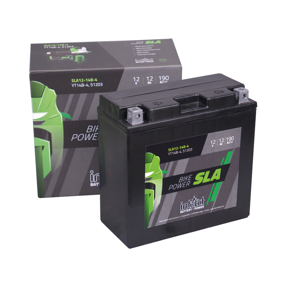 Intact verschlossene AGM Batterie YT14B-4