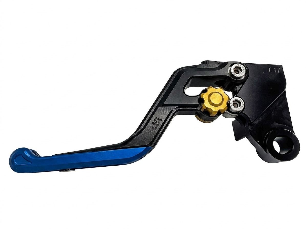 LSL ERGONIA Kupplungshebel L22 Schwarz/Gold/Blau
