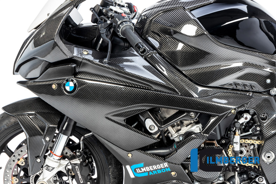 Ilmberger Carbon Verkleidungsseitenteil links Racing, glänzend, BMW S1000RR 2019-2022