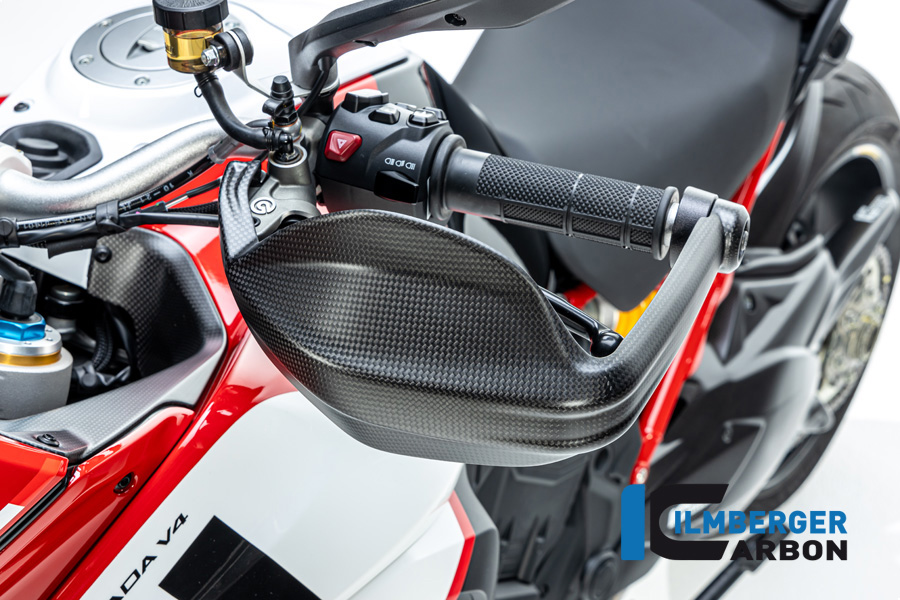 Ilmberger Carbon Handprotektor links, matt, Ducati Multistrada V4 2020-