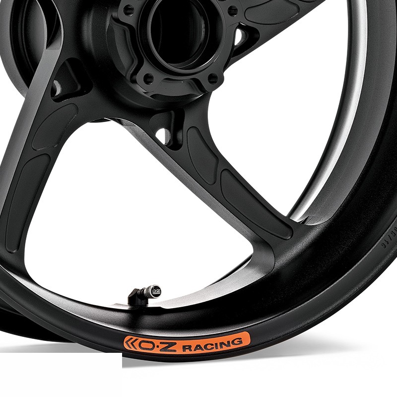 OZ Piega R Aluminium Satz in schwarz matt für MV Agusta Brutale 800 Dragster, 2014-2018