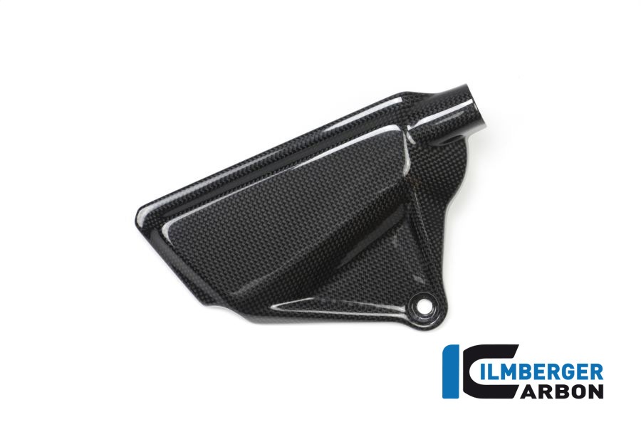 Ilmberger Carbon Abdeckung unterm Rahmen links glanz