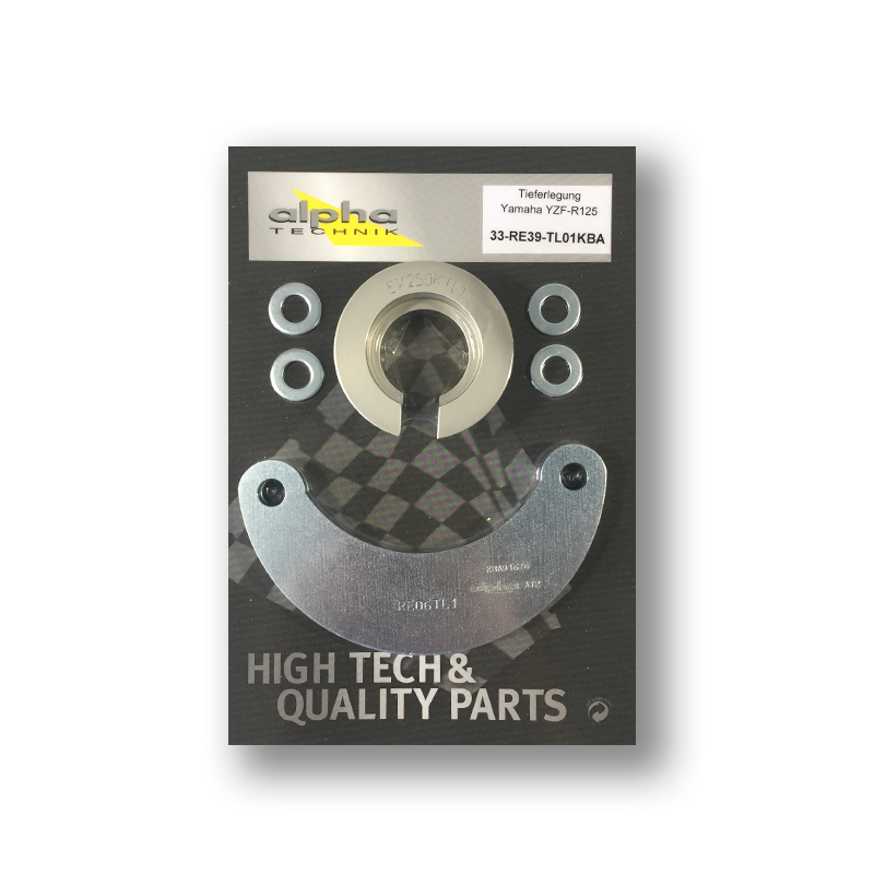 alpha Technik Tieferlegungssatz 35mm Yamaha YZF-R125, RE39, Modelljahre 2019 - 2020
