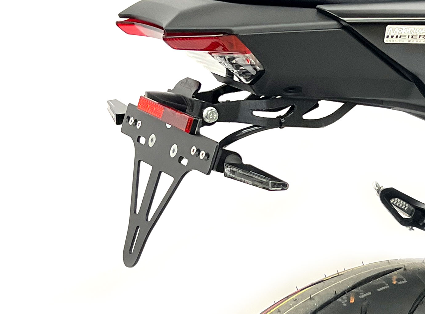 alpha Technik Kennzeichenhalter für Yamaha MT-09 / MT-09 SP / MT-09 Y-AMT, ab Modelljahr 2024-, Typ: RN87 / RN88