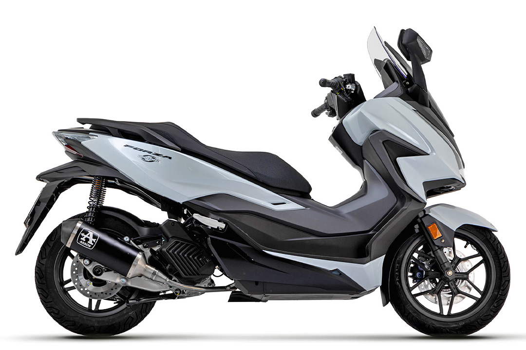 ARROW Auspuff DARK URBAN für Honda Forza 125 ab Modelljahr 2021-