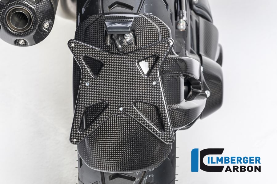Ilmberger Carbon Spritzschutz incl. Kennzeichenträger