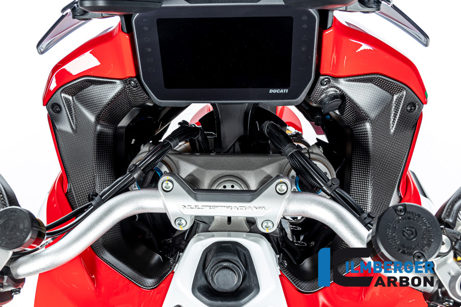 Ilmberger Carbon Abdeckung links neben dem Cockpit, matt, Ducati Multistrada V4 2020-
