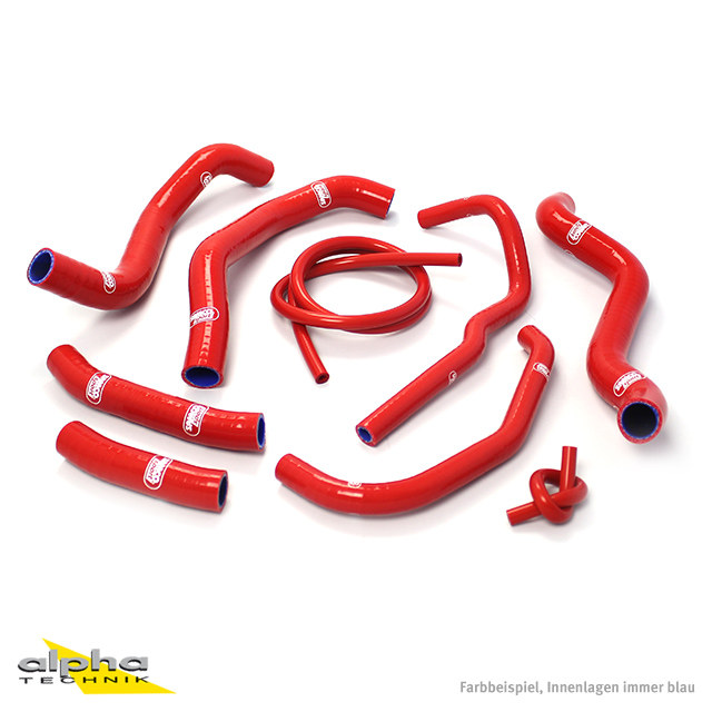 SAMCO SPORT Siliconschlauch Kit rot für Honda CB1300 Modelljahr 2003-2009