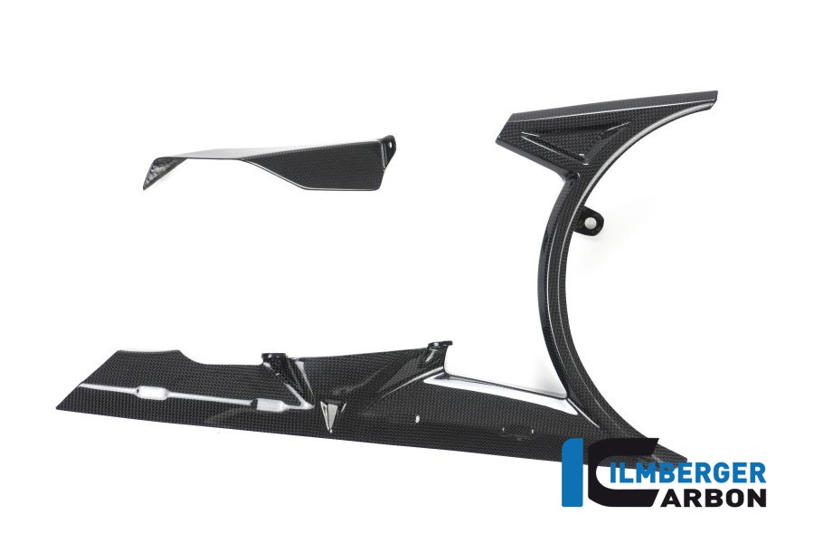 Ilmberger Carbon Beltabdeckung (2-tlg.) glanz