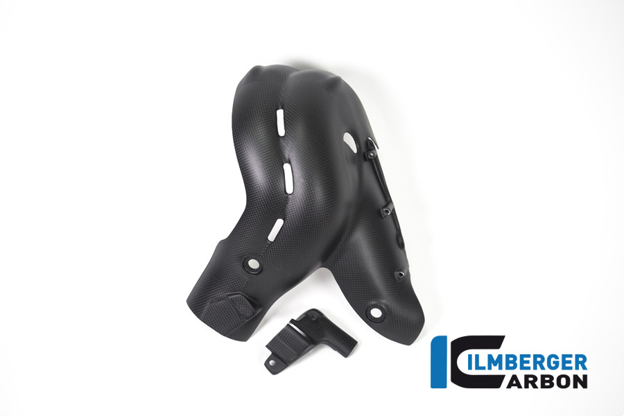 Ilmberger Carbon Auspuffhitzeschutz matt Set für Ducati Panigale V4 / V4S und Streetfighter V4
