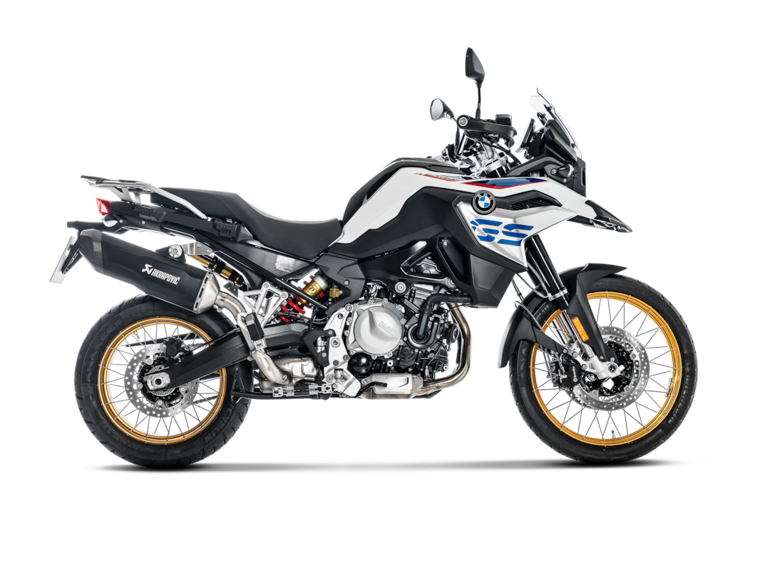 Akrapovic Slip-On Line (Titanium) Auspuff für BMW F 800GS und F900GS / Adventure 2024-, F750GS und 850 GS/Aventure 2018-2023