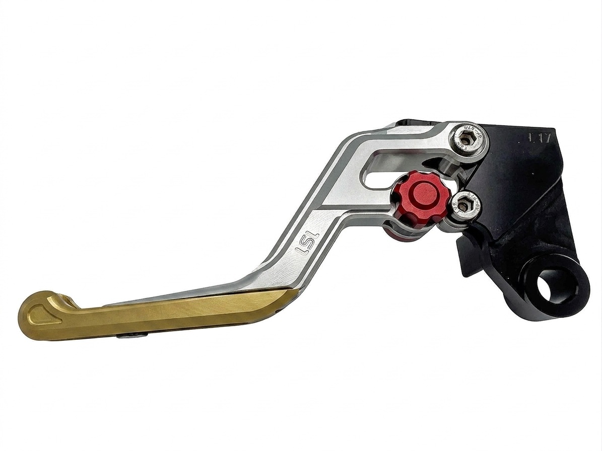 LSL ERGONIA Kupplungshebel L20 Silber/Rot/Gold