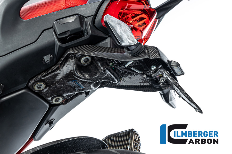 Ilmberger Carbon Kennzeichenträger, matt, Ducati Multistrada V4 2020-