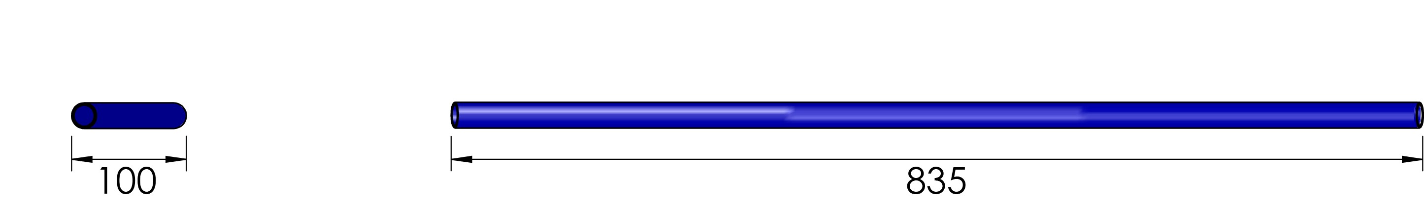 LSL Drag Bar Wide LD2, 22mm, Stahl, schwarz